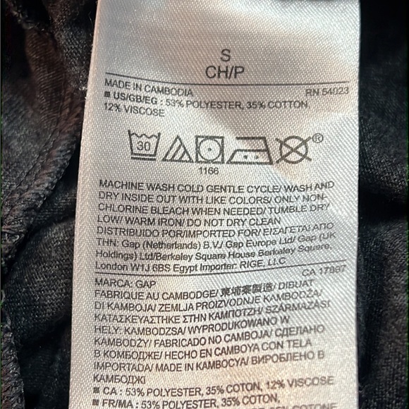 Gap, small, mini dress, dark grey - Picture 4 of 4